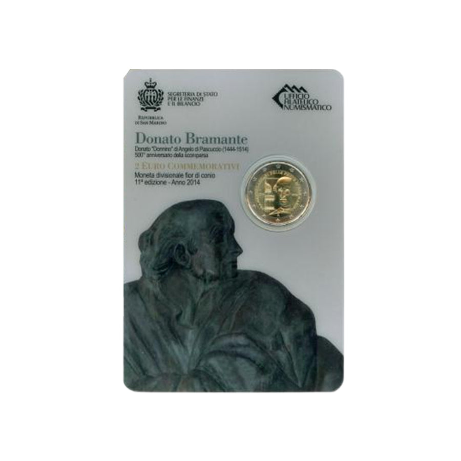 Saint-Marin 2014 - 2 Euro Commémorative - Bramante - BU