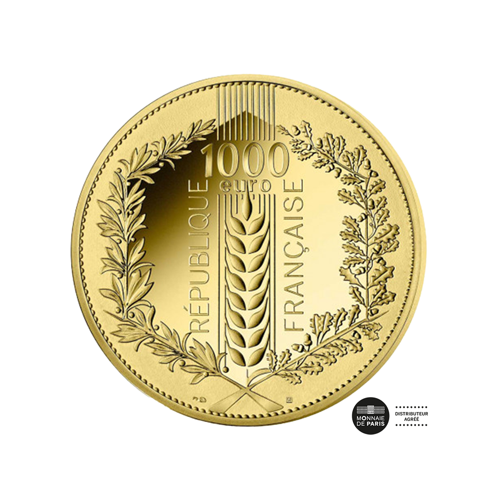 Laurier - Monnaie de 1000€ Or - BU - 2021