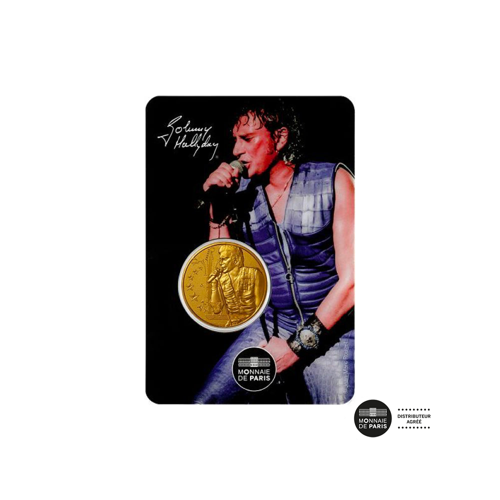 Blister Johnny Hallyday (Chant) - Médaille 2020